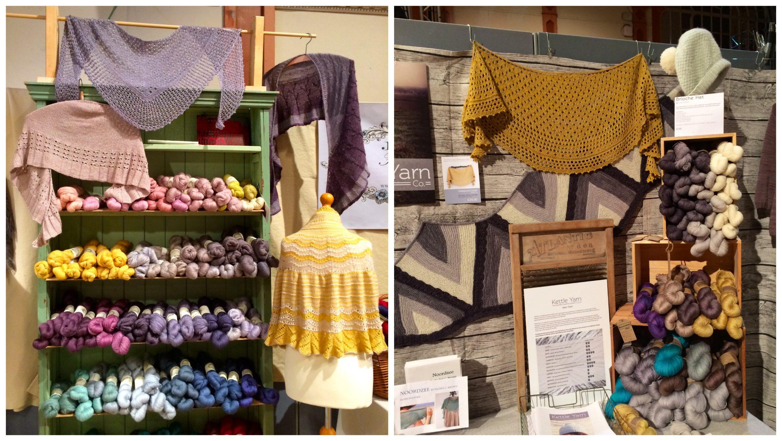 Curious Handmade shawls at Juno and Kettle