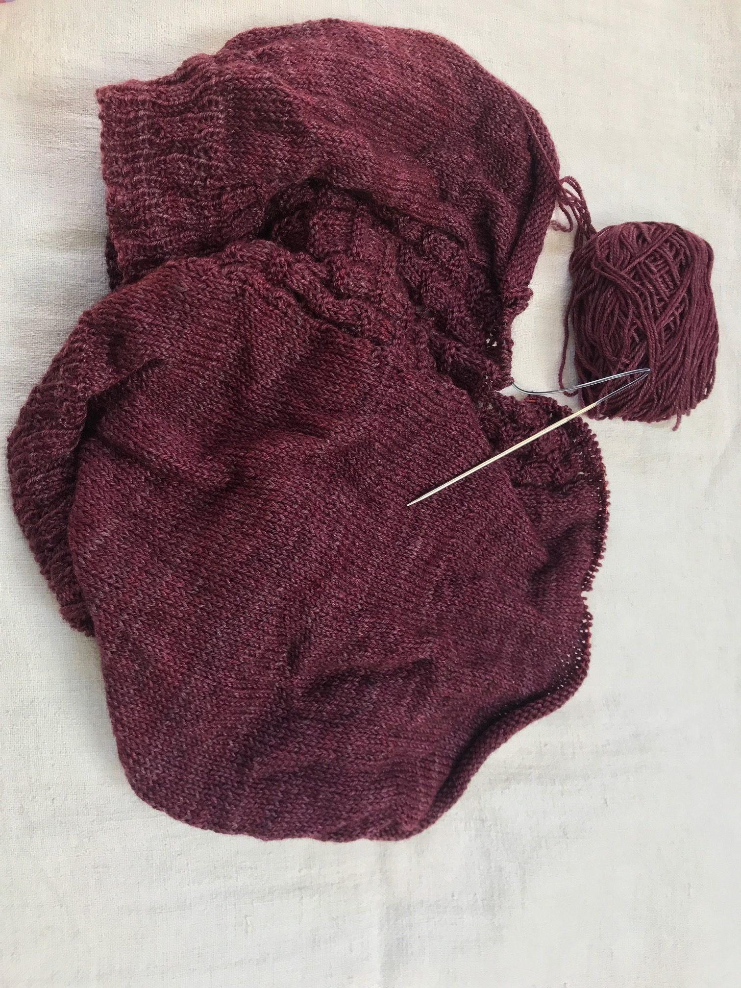 Hay Pullover WIP