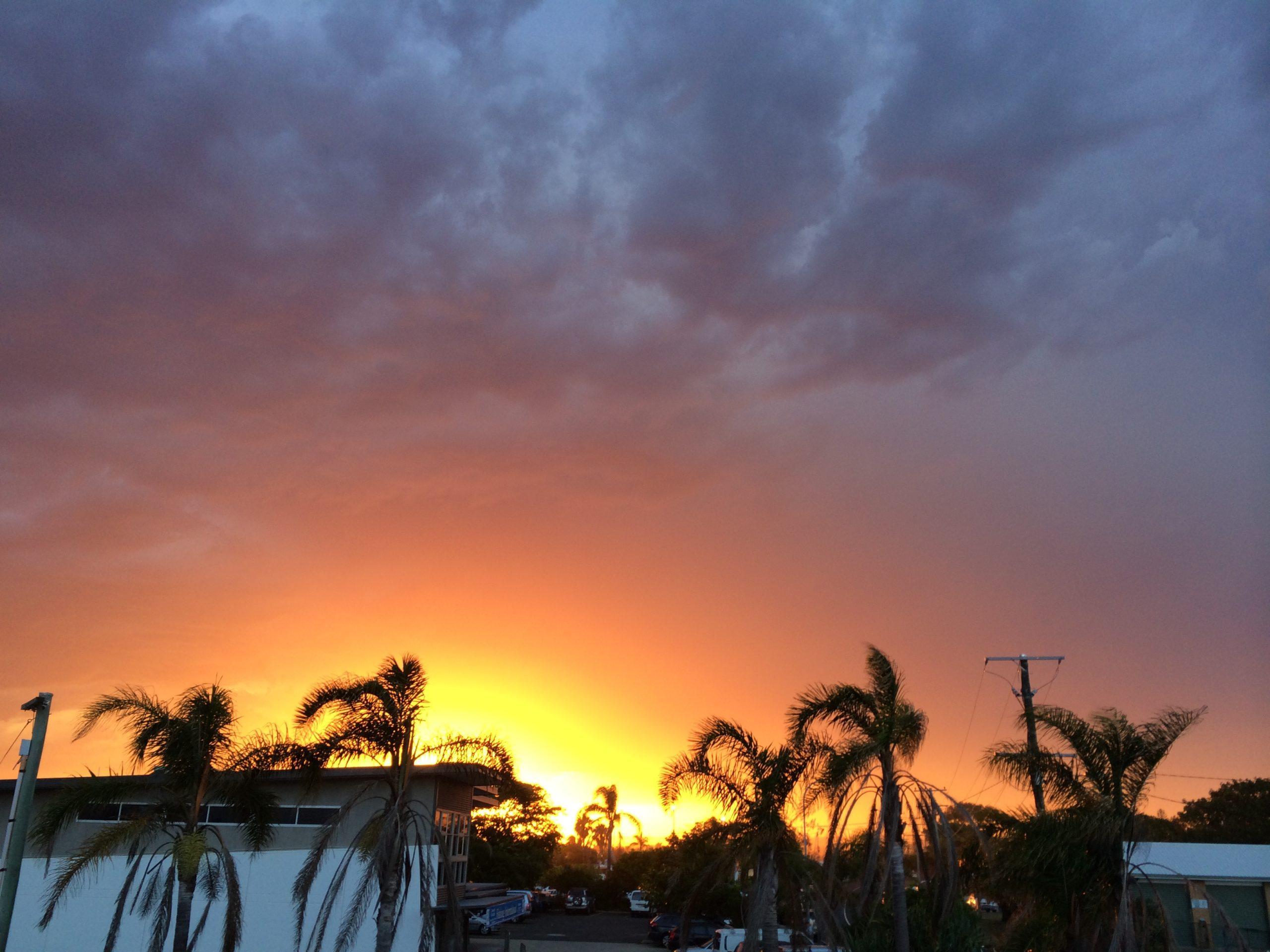 Thunderstorm sky