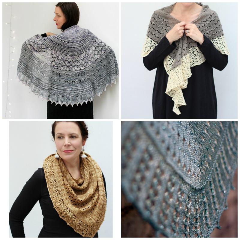 Special Occasion Knitted Shawl Patterns by Curious Handmade