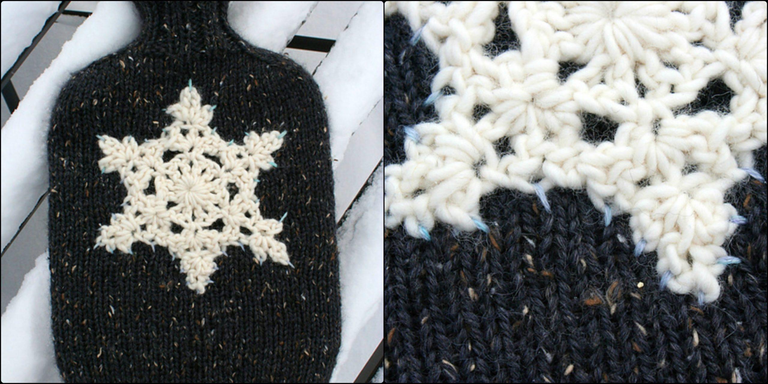 Hottie with crochet motif