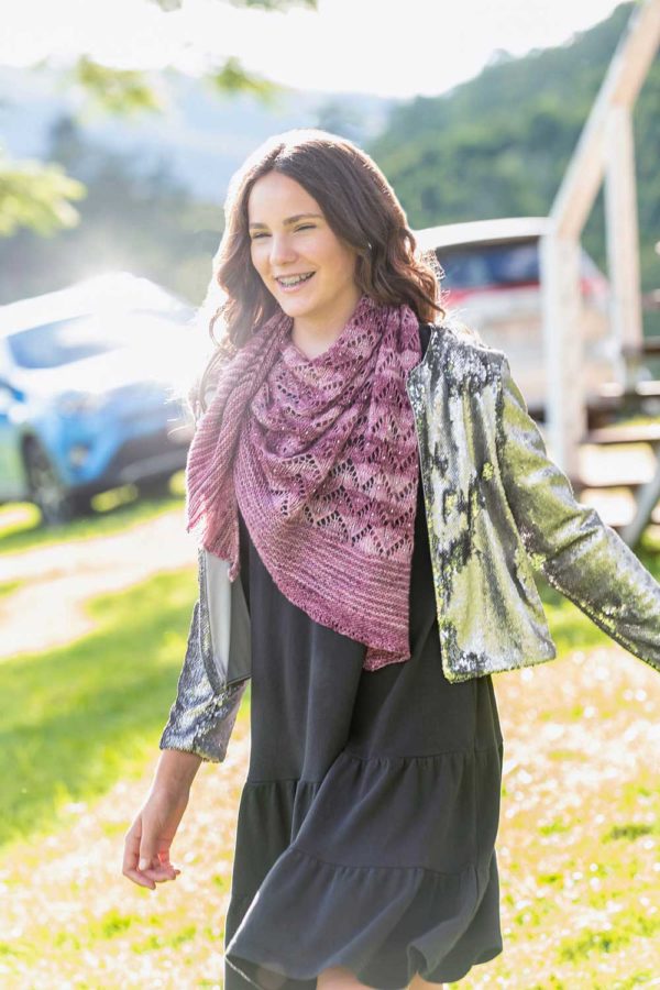 The Ever After Shawl is a romantic and memorable knit