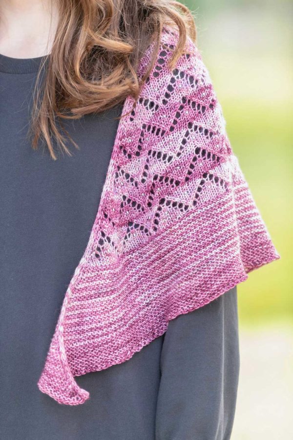 The Ever After Shawl is a romantic and memorable knit