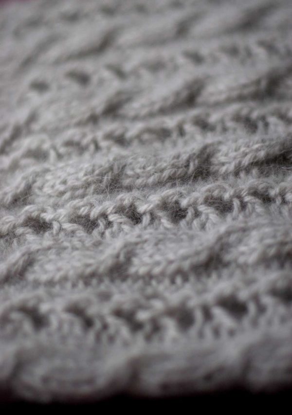 The Fresh Powder Cowl is a light, soft knit