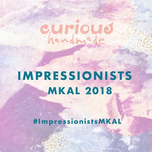 curious Handmade - impressionists MKAL 2018 poster