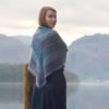 The Kelso Shawl pattern was designed to feature the distinct beauty of the yarn, bringing its complex saturated tones.