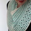 The Laveer Kerchief pattern was inspired by the beautiful new yarn. The fresh colours and blend bring a breath of sunshine.