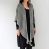 The Little Meg Shawl design is simple, eyelets dotted across a field of stockinette stitch