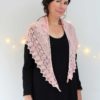 The Peace of Wild Things Shawl is a graceful crescent shape is easy to wear, and the little details of this shawl make a very special gift.