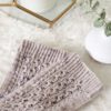 The Scribbly Gum Socks have a knit top-down, starting with a 1x1 rib cuff. A fun twisted stitch pattern and a slipped stitch heel.