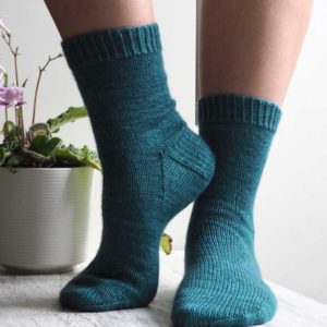 The Simply Curious Socks basic but highly detailed pattern will walk you through each part of the sock’s anatomy.