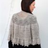 The Sprite's Fen Shawl pattern is written with fingering-weight or lace-weight yarn, giving you options for a lovely, lightweight shawl.