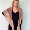 Sunset Skies Shawl is the 5th pattern of the season. This is a marvellous opportunity to play with shifting colours and shades.