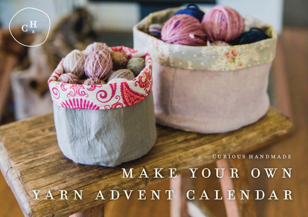 The cover of Helen Stewart's ebook, Make Your Own Yarn Advent Calendar