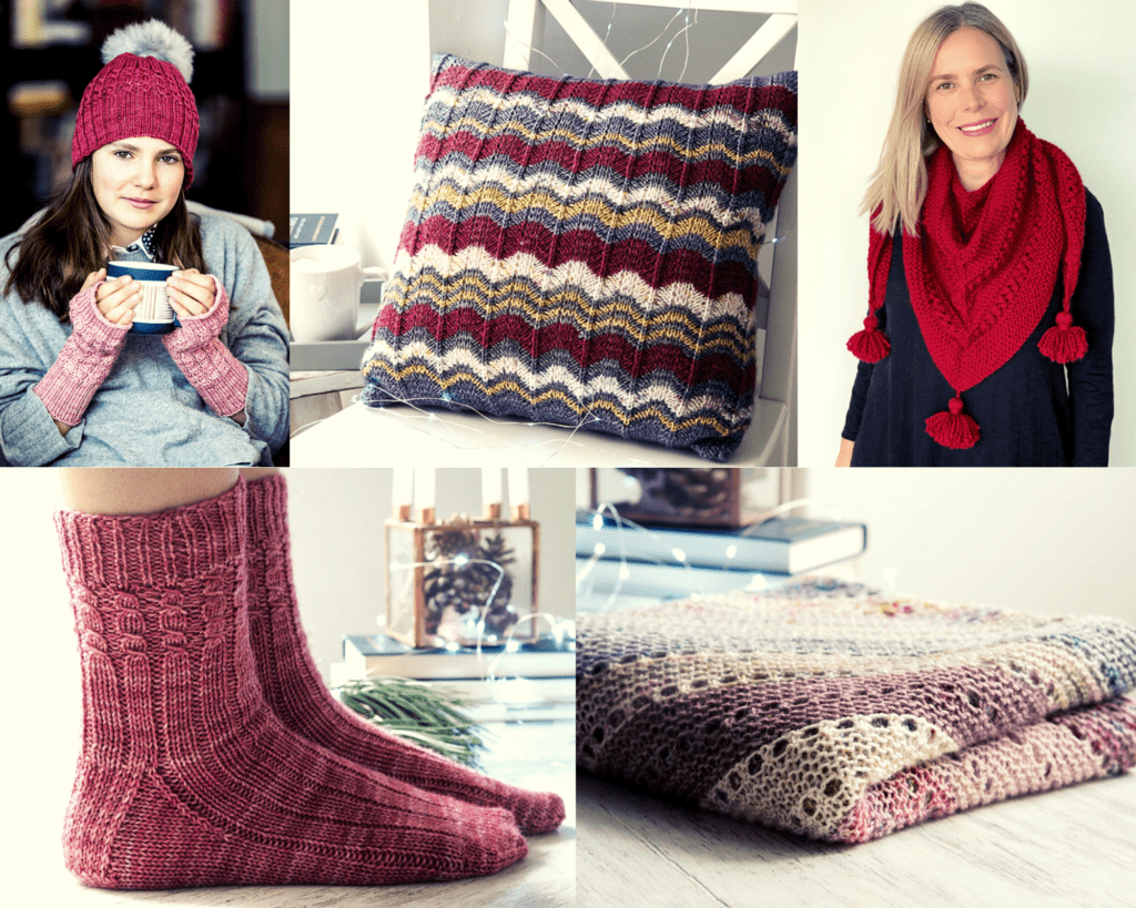 All the patterns from the Knitvent 2019 Collection by Curious Handmade