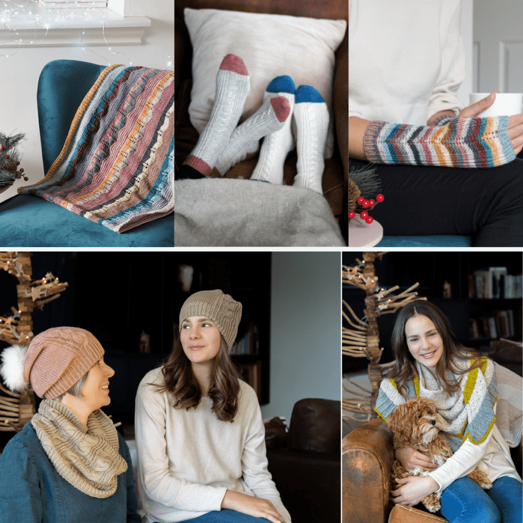 All the patterns from the Knitvent 2020 collection from Curious Handmade